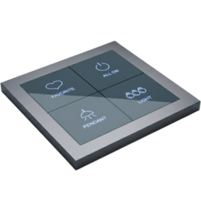 四鍵智能場景面板-支援一鍵全開與自定義情境控制